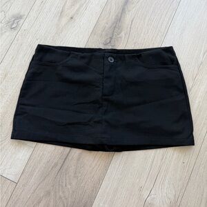 Brandy Melville Black Mini Skort